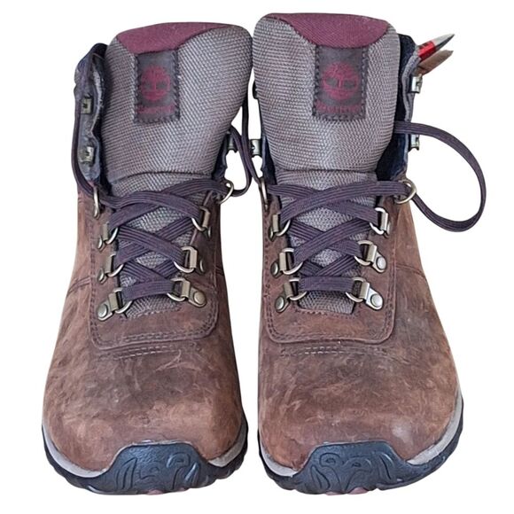 Women's Brown Hiking Boots - Picture 6 of 14